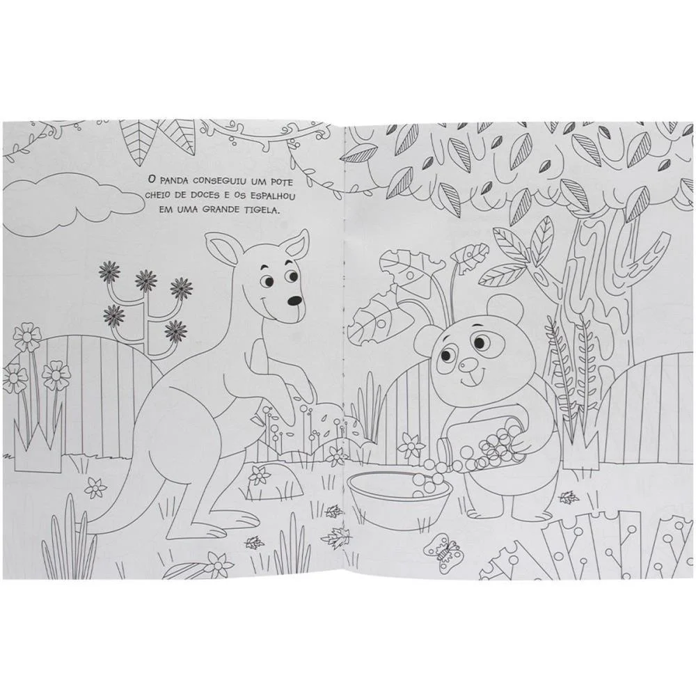 LIVRO INFANTIL COLORIR AMIGUINHOS PARA COLORIR 10P(S) TODOLIVRO (PCT.C/05) - imagem 17