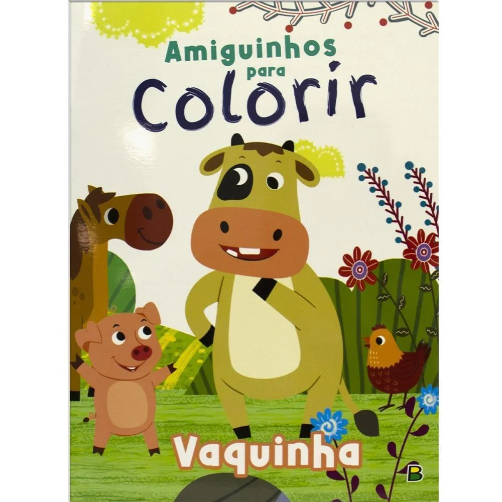 LIVRO INFANTIL COLORIR AMIGUINHOS PARA COLORIR 10P(S) TODOLIVRO (PCT.C/05) - imagem 10