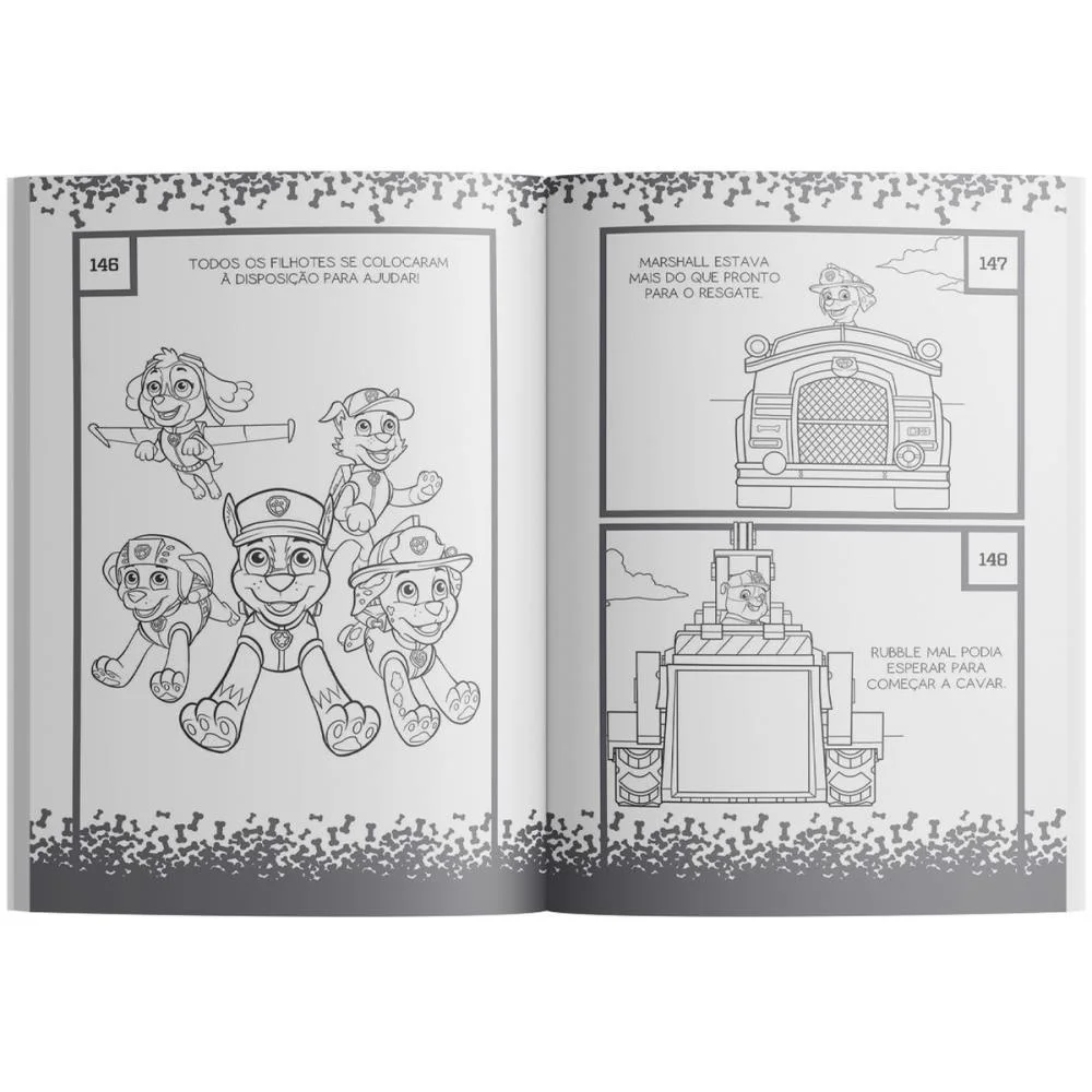 LIVRO INFANTIL COLORIR 365 DESENHOS PATRULHA CANINA MAGIC KIDS (UNIDADE) - imagem 4