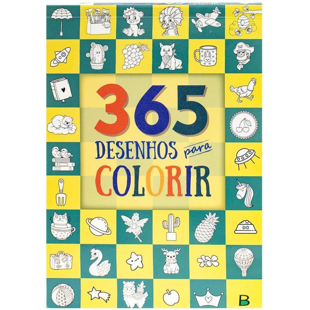 LIVRO INFANTIL COLORIR 365 P/COLORIR PAD GLITT.288P TODOLIVRO (UNIDADE) - imagem 2
