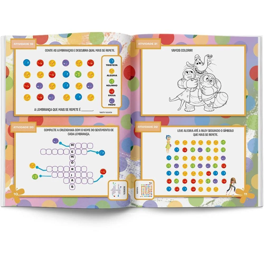 LIVRO INFANTIL COLORIR 100 ATIVIDADES DISNEY PIXAR CULTURAMA (UNIDADE) - imagem 4