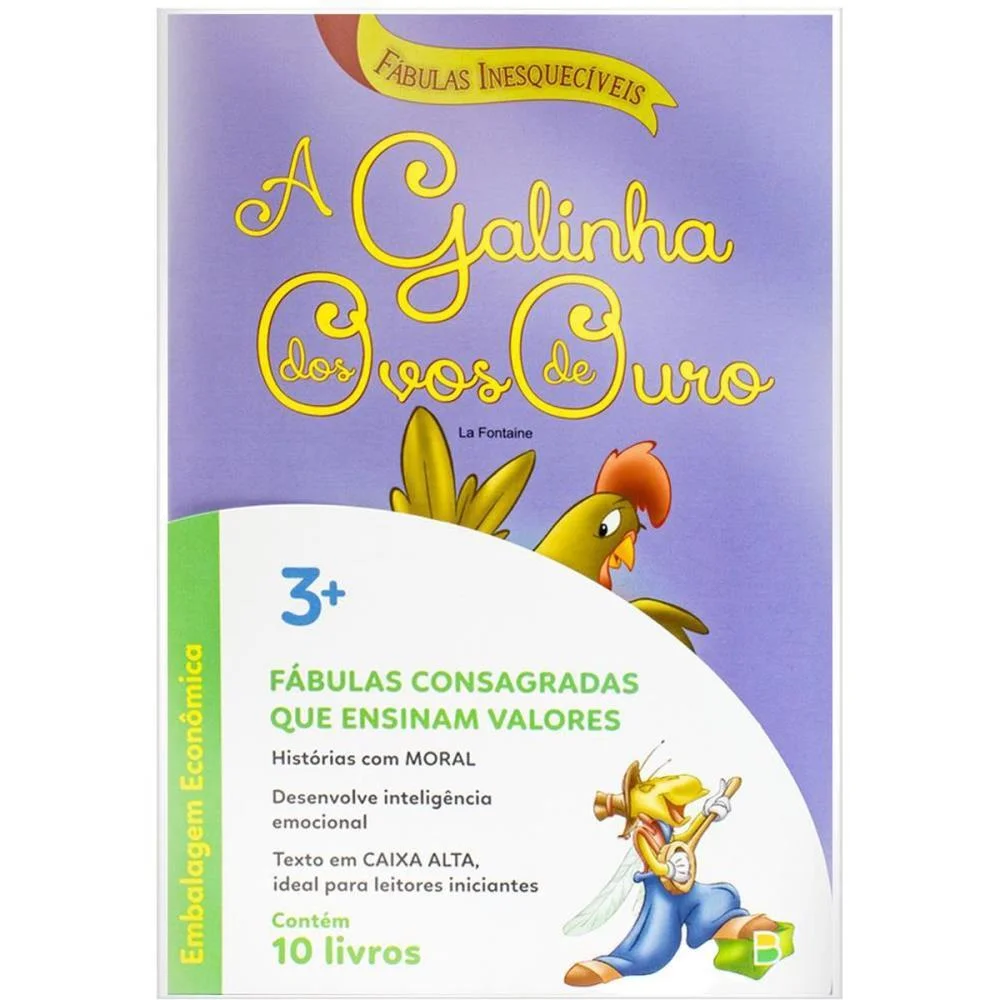LIVRO INFANTIL ILUSTRADO FABULAS INESQUECIV.20X13,5 8P TODOLIVRO (PCT.C/10) - imagem 2