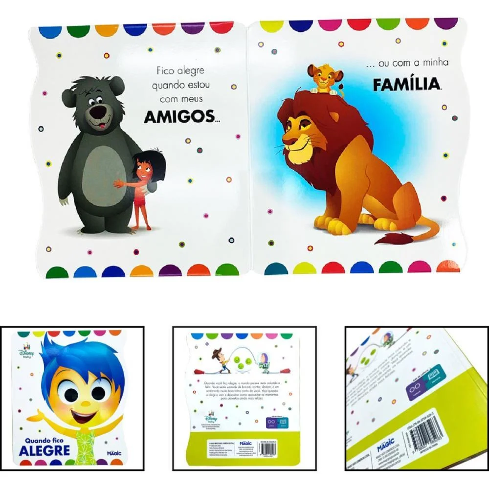 LIVRO INFANTIL ILUSTRADO DIVERTIDAMENTE QD FICO ALEGRE MAGIC KIDS (UNIDADE) - imagem 4