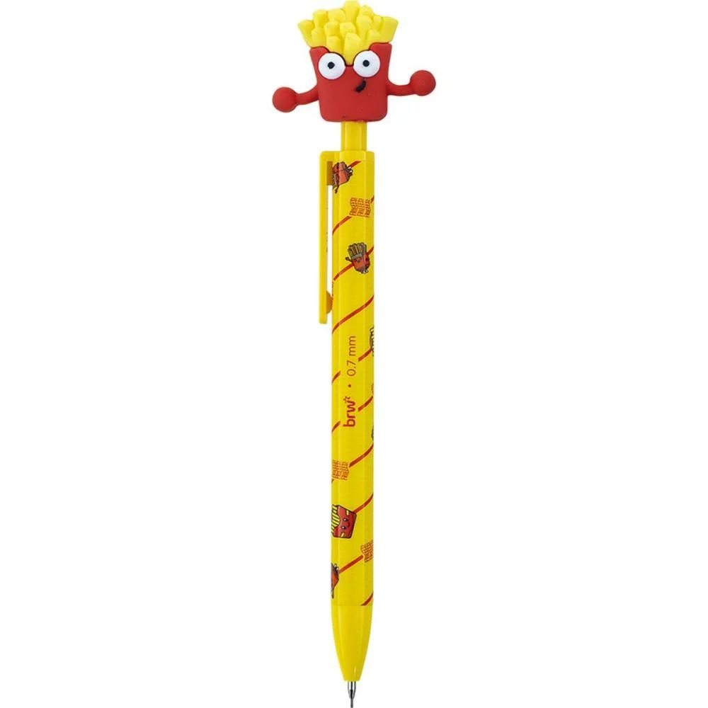 LAPISEIRA 0.7MM DIVERTIDA FAST FOOD PLAST.3MOD BRW (DP.C/12) - imagem 7