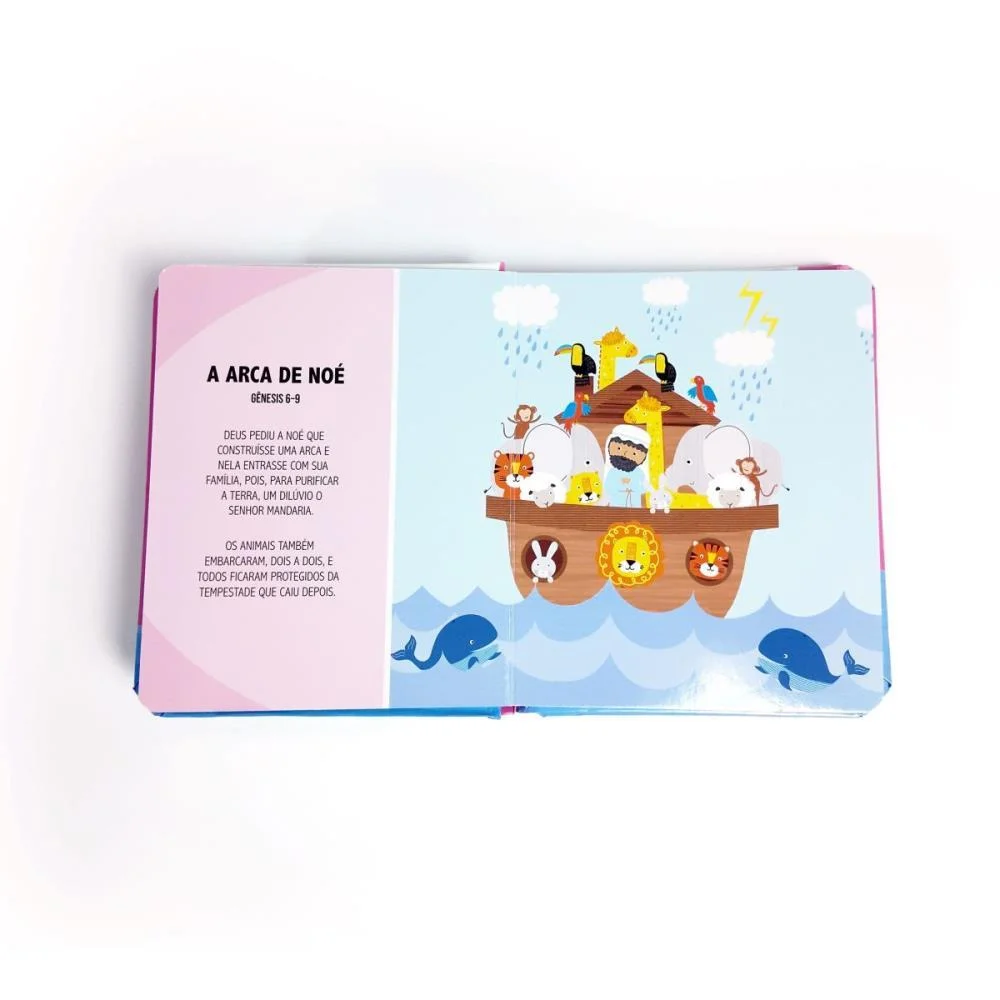 LIVRO INFANTIL ILUSTRADO MINHA PRIMEIRA BIBLIA MENINA MAGIC KIDS (UNIDADE) - imagem 3