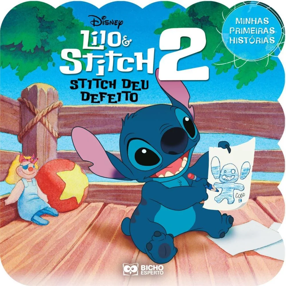 LIVRO INFANTIL ILUSTRADO STITCH HISTORIAS 16PGS 20X20CM BICHO ESPERTO (PCT.C/02) - imagem 7