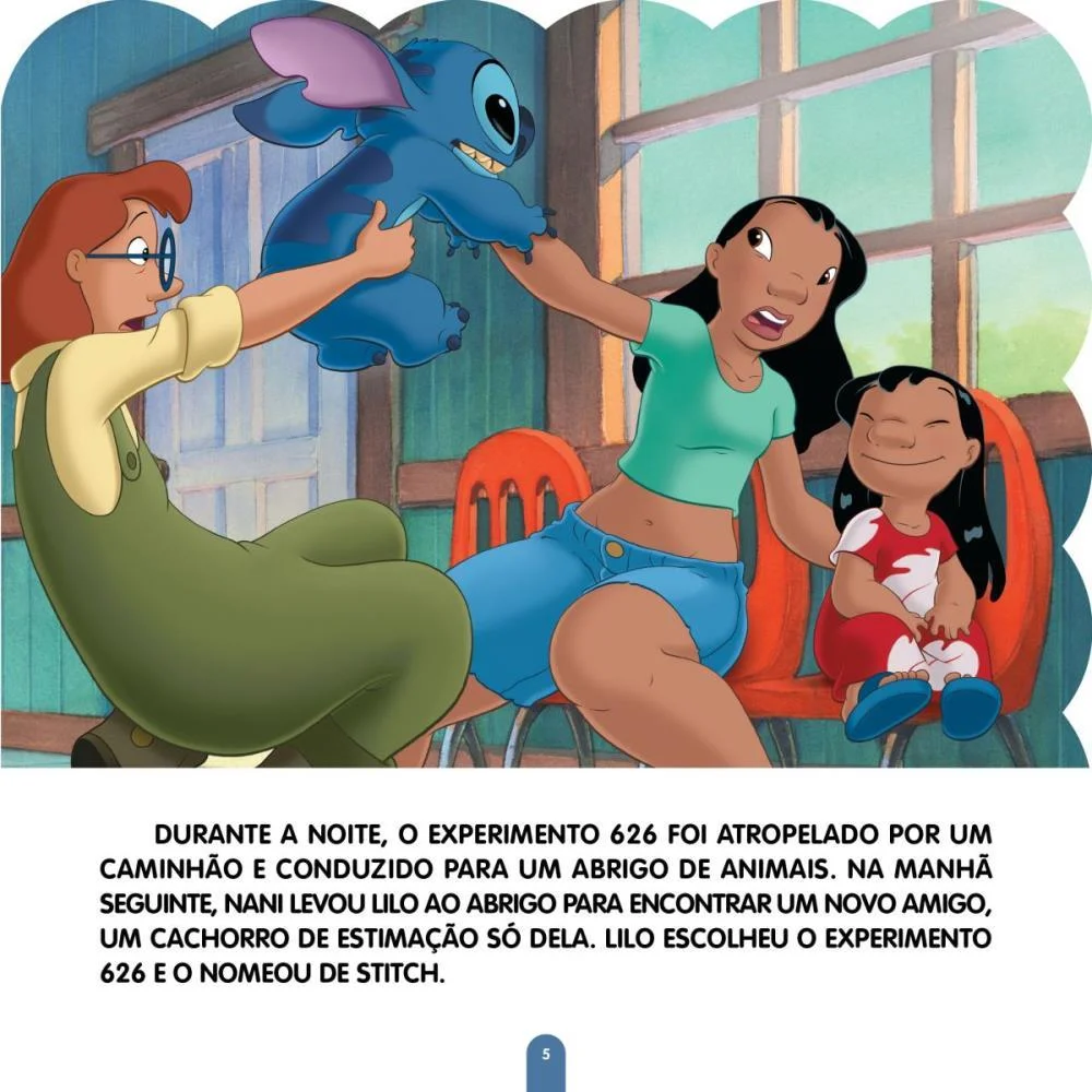 LIVRO INFANTIL ILUSTRADO STITCH HISTORIAS 16PGS 20X20CM BICHO ESPERTO (PCT.C/02) - imagem 6