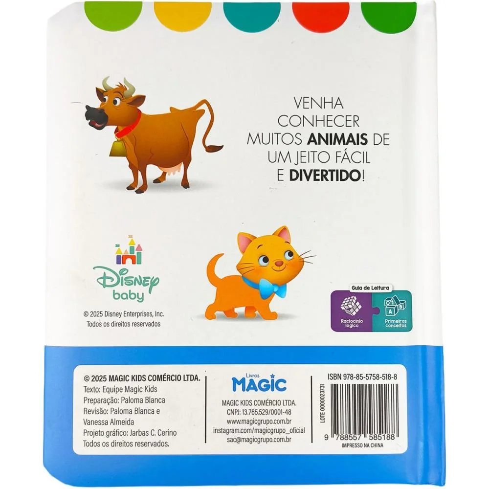 LIVRO INFANTIL ILUSTRADO MEUS PRIMEIROS ANIMAIS 12,5X15 MAGIC KIDS (UNIDADE) - imagem 4