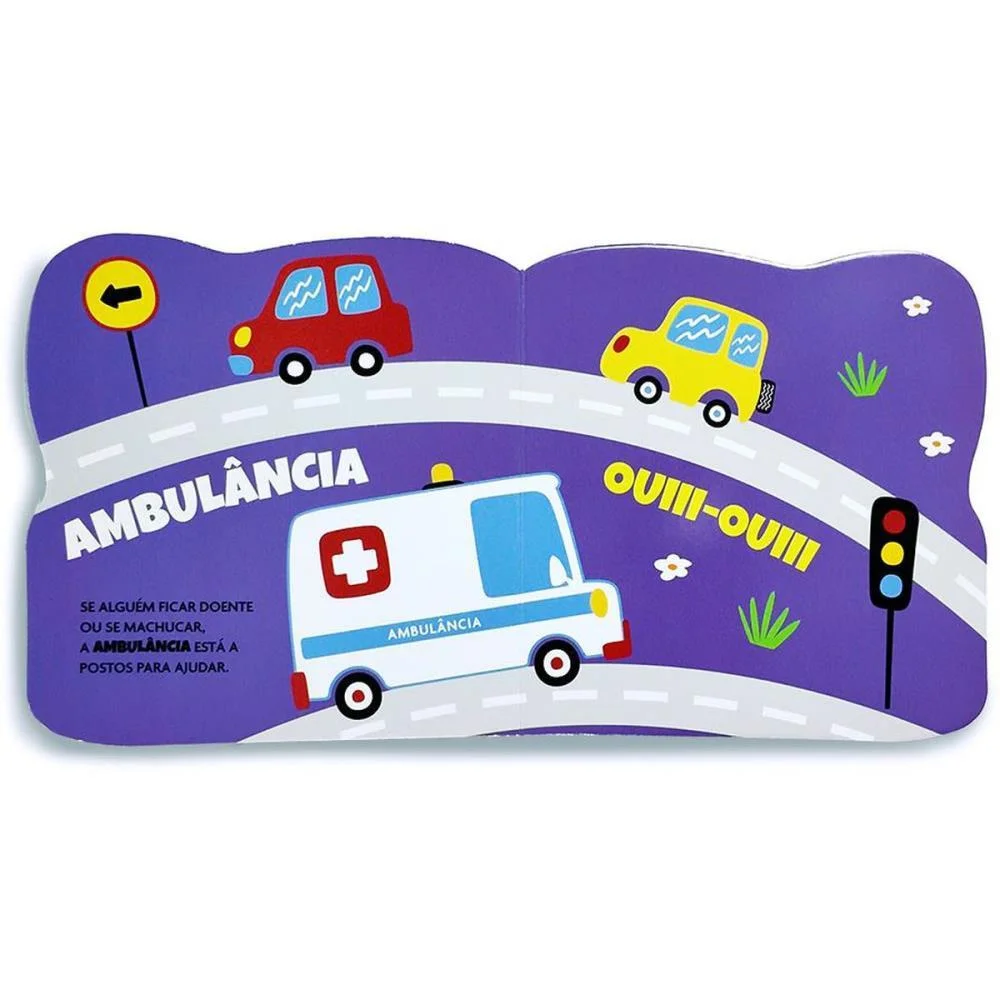 LIVRO INFANTIL ILUSTRADO RECORTADO DESCOBRINDO VEICULOS MAGIC KIDS (UNIDADE) - imagem 3