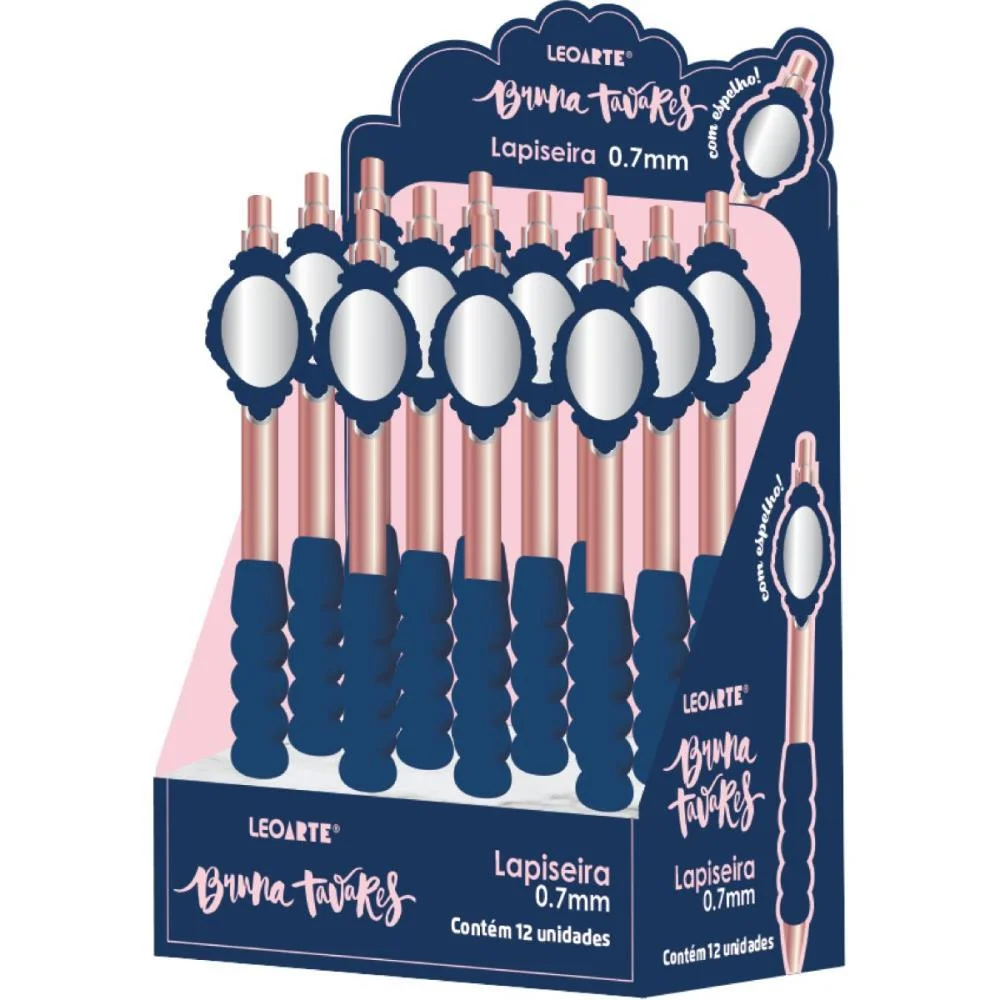 LAPISEIRA 0.7MM BRUNA TAVARES C/ESPELHO LEONORA (DP.C/12) - imagem 2