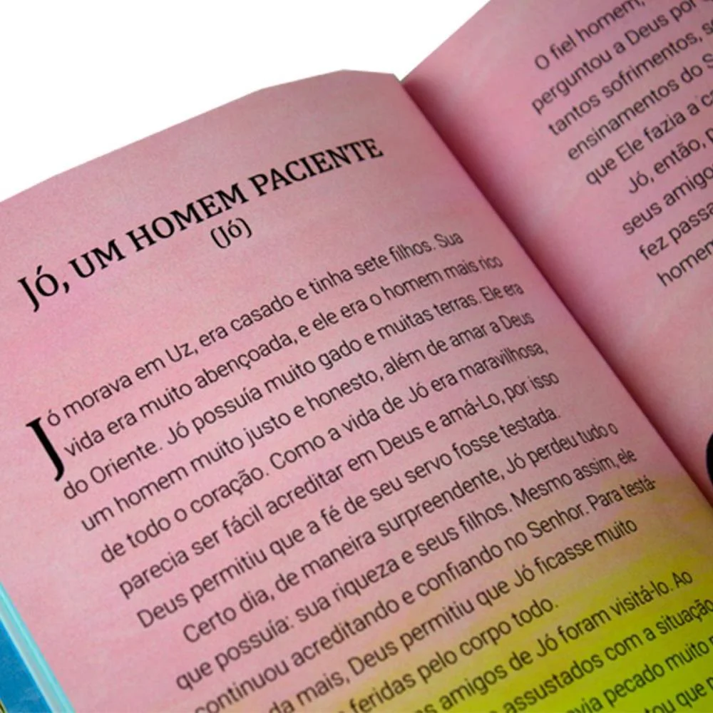 LIVRO INFANTIL ILUSTRADO BIBLIA P/MENINAS 20X14CM 128PG MAGIC KIDS (UNIDADE) - imagem 4