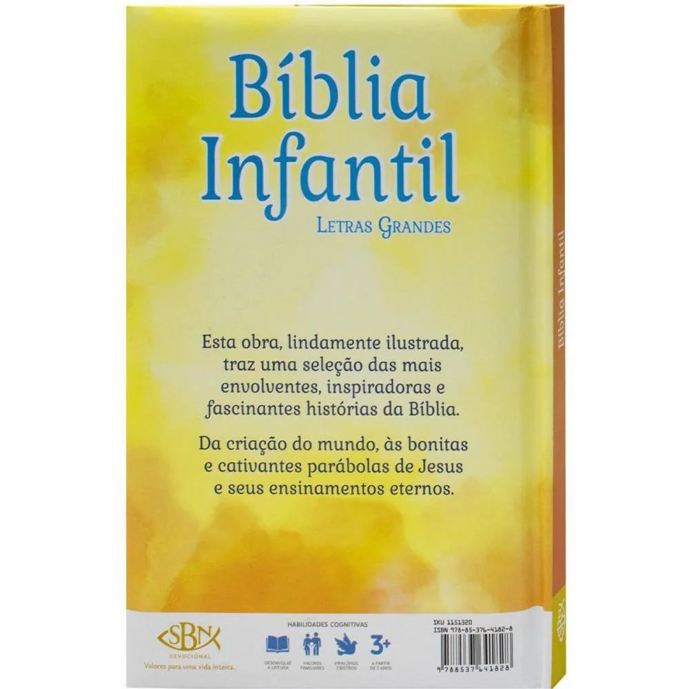 LIVRO INFANTIL ILUSTRADO BIBLIA INFANTIL LETRAS GR 112P TODOLIVRO (UNIDADE) - imagem 5