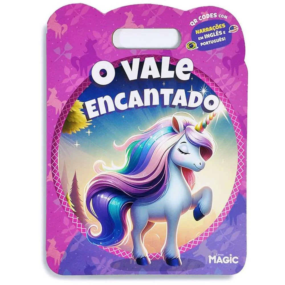 LIVRO INFANTIL ILUSTRADO BILINGUE O VALE ENCANTADO 8PGS MAGIC KIDS (UNIDADE) - imagem 2