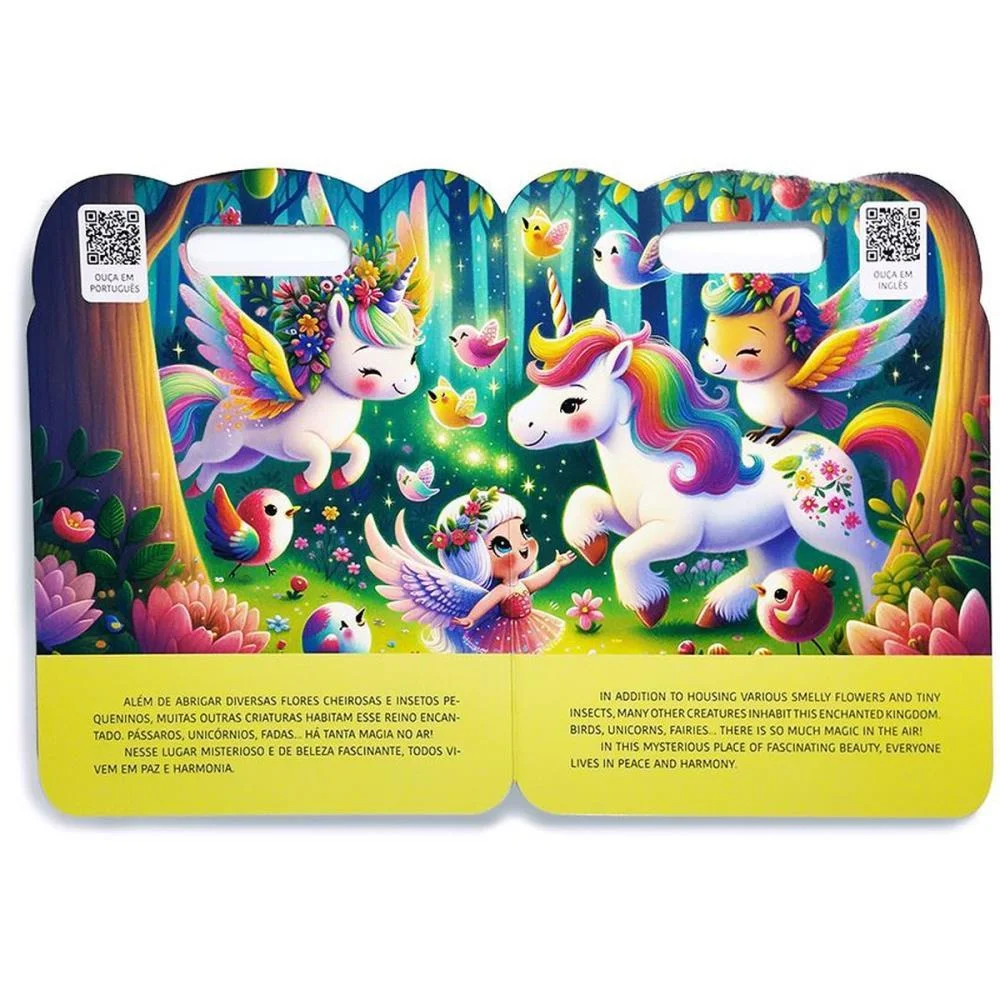 LIVRO INFANTIL ILUSTRADO BILINGUE MISTERIO UNICORNIOS MAGIC KIDS (UNIDADE) - imagem 4