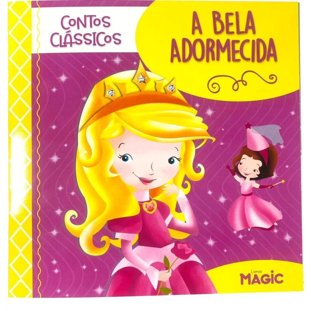 LIVRO INFANTIL ILUSTRADO BELA ADORMECIDA 12PGS 20X20 MAGIC KIDS (UNIDADE) - imagem 4