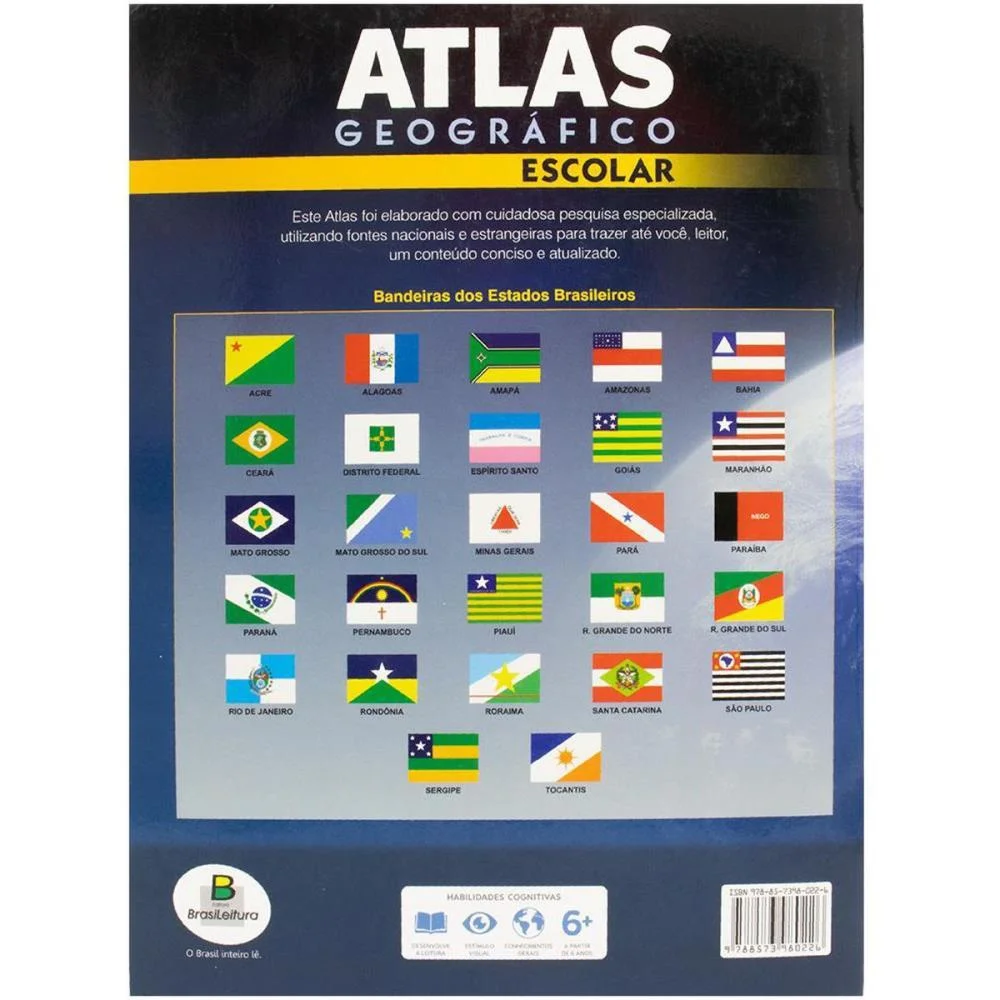 LIVRO ATLAS GEOGRAFICO ESCOLAR 32PAG. TODOLIVRO (UNIDADE) - imagem 4