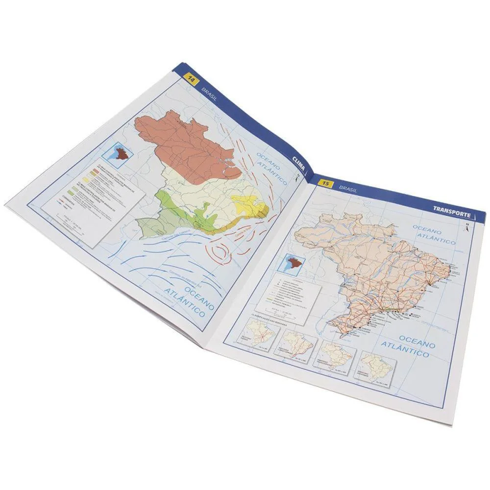 LIVRO ATLAS GEOGRAFICO ESCOLAR 32PAG. TODOLIVRO (UNIDADE) - imagem 6