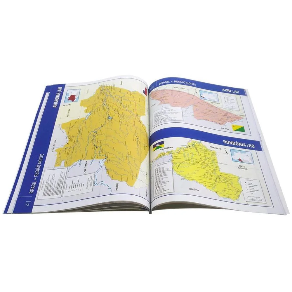 LIVRO ATLAS GEOGRAFICO ESCOLAR 20X27 68PG TODOLIVRO (UNIDADE) - imagem 4