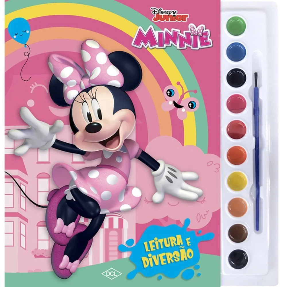 LIVRO AQUARELA MINNIE 29X28,5CM 16PGS DCL (UNIDADE) - imagem 3