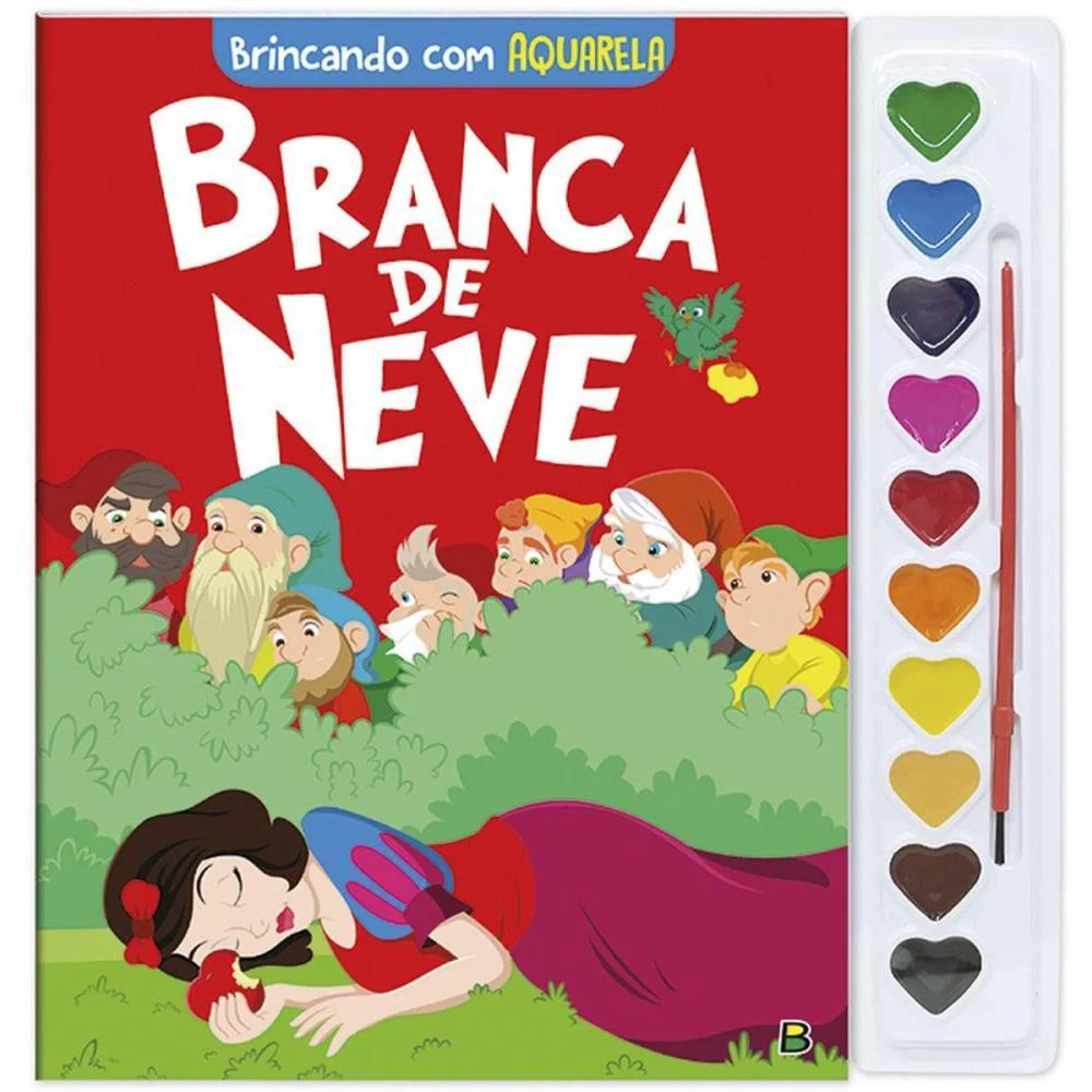 LIVRO AQUARELA BRANCA DE NEVE 27X28CM 16PAG. TODOLIVRO (UNIDADE) - imagem 3