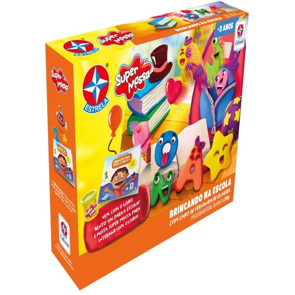 LIVRO BRINQUEDO ILUSTRADO SUPER MASSA BRINC.NA ESCOLA C/ ESTRELA (UNIDADE) - imagem 4