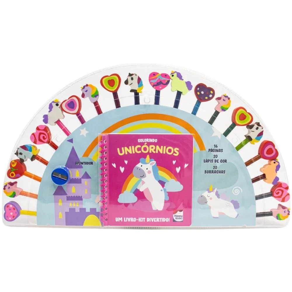 LIVRO BRINQUEDO ILUSTRADO KIT DIVERTIDO UNICORNIOS TODOLIVRO (UNIDADE) - imagem 2