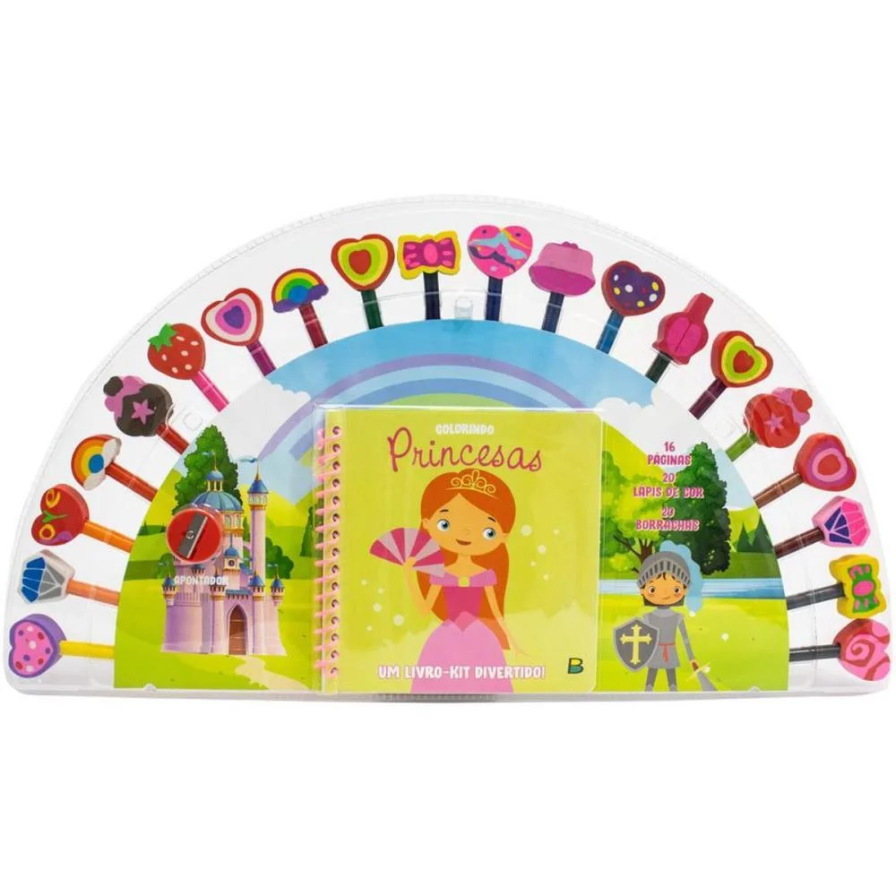 LIVRO BRINQUEDO ILUSTRADO KIT DIVERTIDO PRINCESAS TODOLIVRO (UNIDADE) - imagem 2