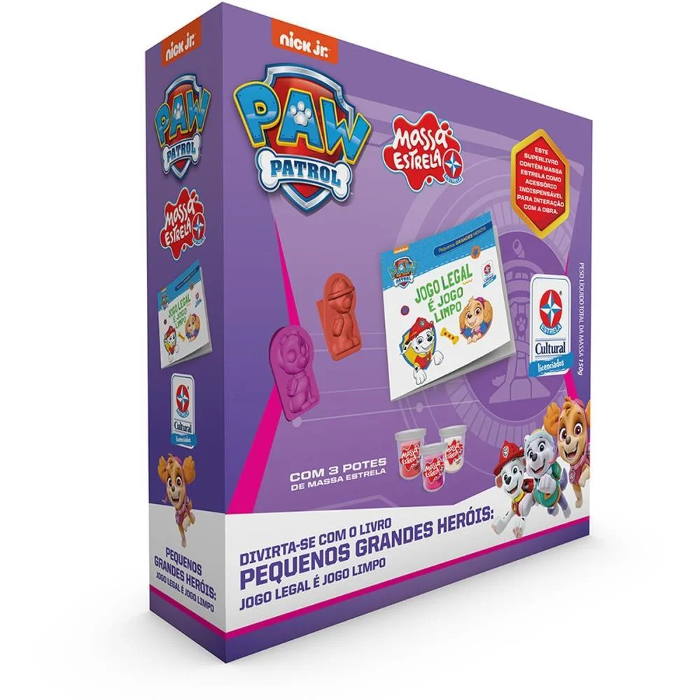 LIVRO BRINQUEDO ILUSTRADO PATRULHA CANINA SKYE C/MASSA ESTRELA (UNIDADE) - imagem 3