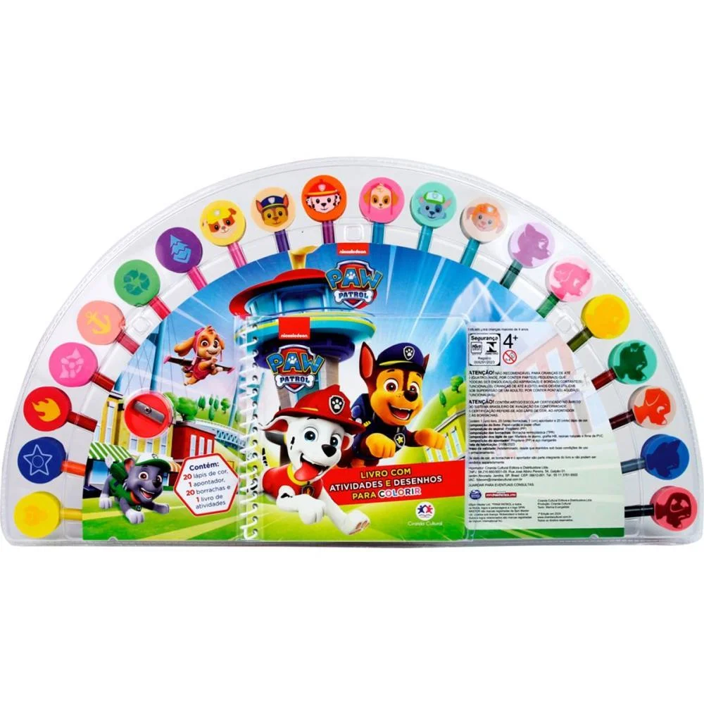 LIVRO BRINQUEDO ILUSTRADO KIT DIVERTIDO PATRULHA CANINA MAGIC KIDS (UNIDADE) - imagem 2