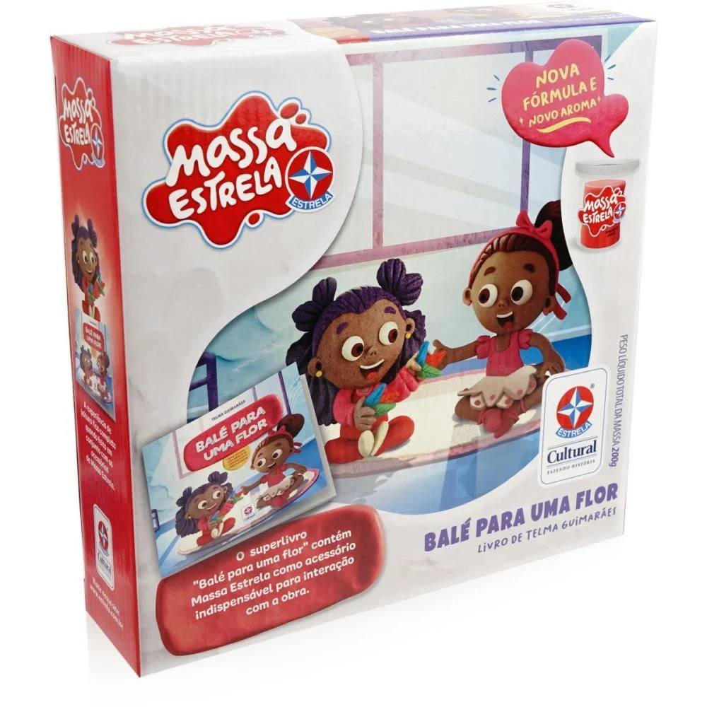 LIVRO BRINQUEDO ILUSTRADO BALE PARA UMA FLOR COM MASSA ESTRELA (KIT) - imagem 7