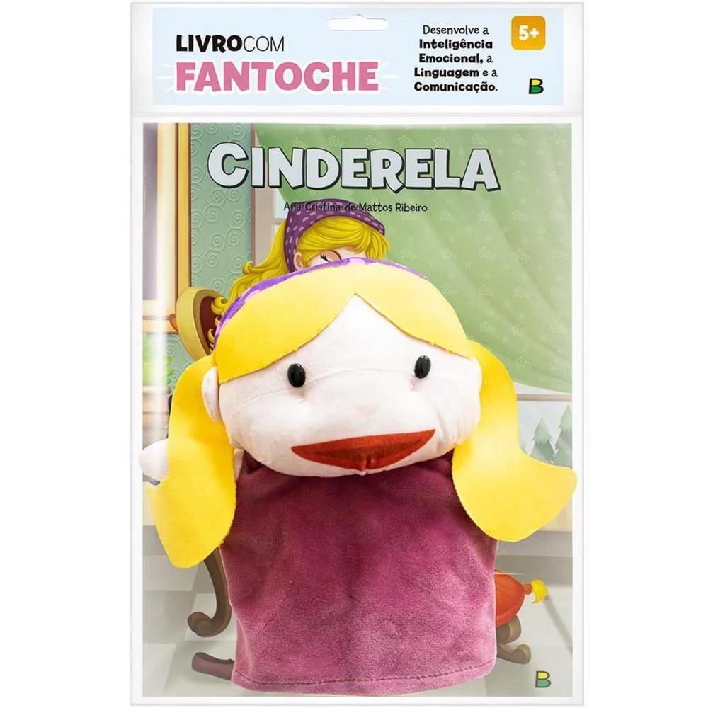 LIVRO BRINQUEDO ILUSTRADO FANTOCHE CINDERELA 16PAG. TODOLIVRO (UNIDADE) - imagem 5