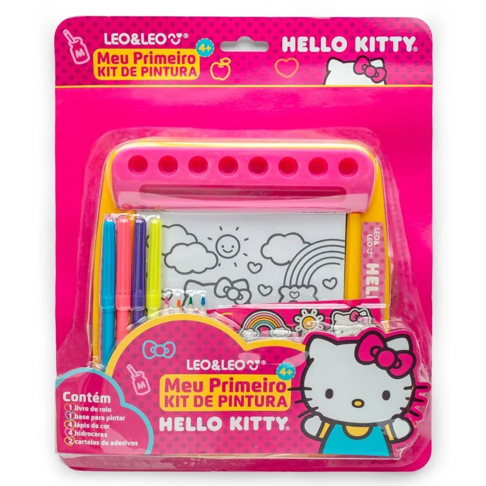 LIVRO BRINQUEDO ILUSTRADO HELLO KITTY PRIM.KIT PINTURA LEONORA (UNIDADE) - imagem 7
