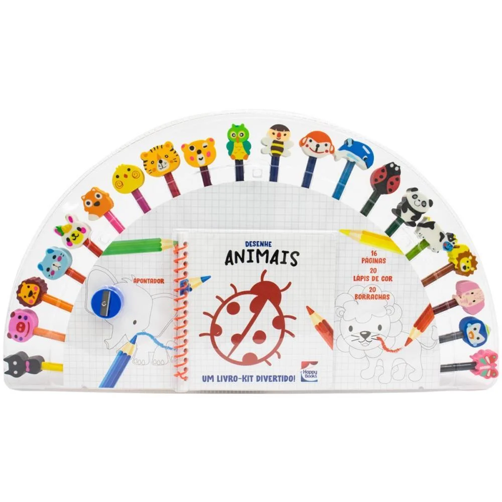 LIVRO BRINQUEDO ILUSTRADO KIT DIVERTIDO AMIGOS ANIMAIS TODOLIVRO (UNIDADE) - imagem 3