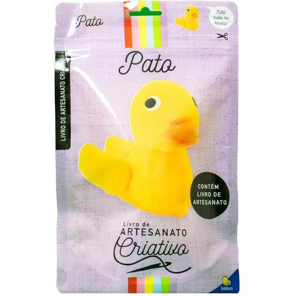 LIVRO BRINQUEDO ILUSTRADO KIT ARTESANATO PATO TODOLIVRO (UNIDADE) - imagem 3