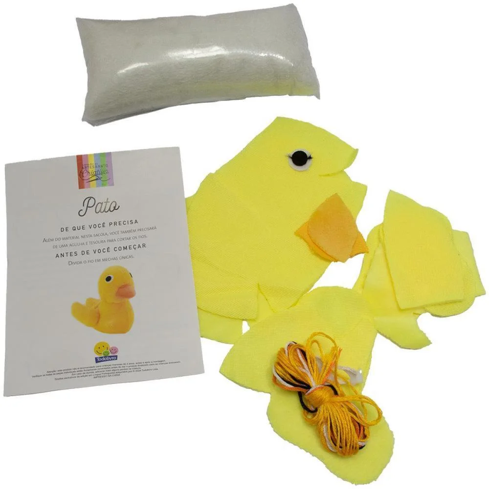 LIVRO BRINQUEDO ILUSTRADO KIT ARTESANATO PATO TODOLIVRO (UNIDADE) - imagem 5