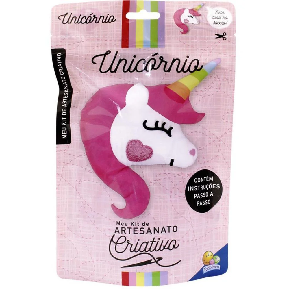 LIVRO BRINQUEDO ILUSTRADO KIT ARTESANATO UNICÓRNIO TODOLIVRO (UNIDADE) - imagem 3
