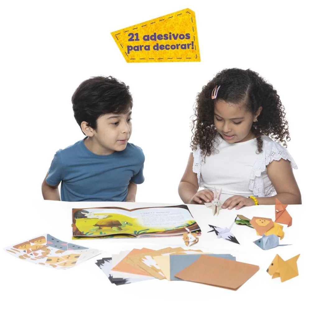 LIVRO BRINQUEDO ILUSTRADO BICHINHOS DE ORIGAMI TOYSTER (UNIDADE) - imagem 4