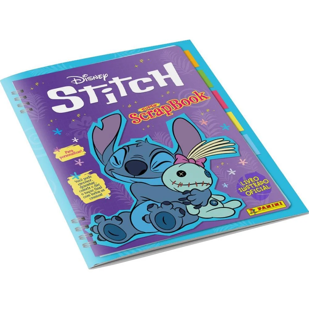 ALBUM DE FIGURINHAS STITCH BROCHURA PANINI (UNIDADE) - imagem 4