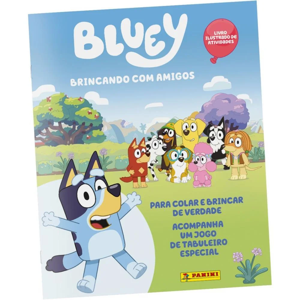 ALBUM DE FIGURINHAS BLUEY BROCHURA PANINI (UNIDADE) - imagem 3