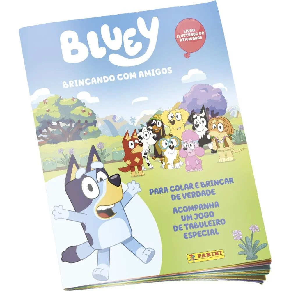 ALBUM DE FIGURINHAS BLUEY BROCHURA PANINI (UNIDADE) - imagem 6