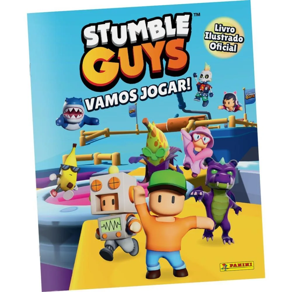 ALBUM DE FIGURINHAS STUMBLE GUYS BROCHURA PANINI (UNIDADE) - imagem 4