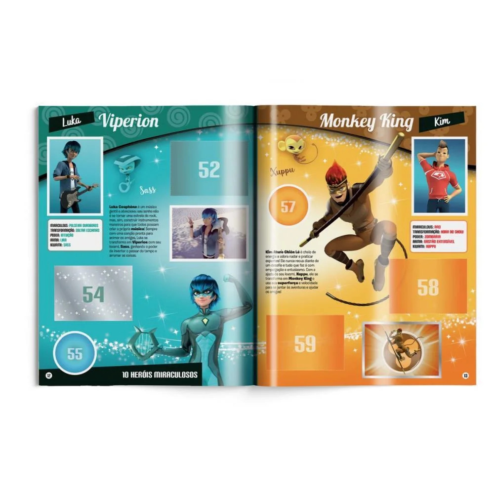 ALBUM DE FIGURINHAS LADYBUG BROCHURA PANINI (UNIDADE) - imagem 4