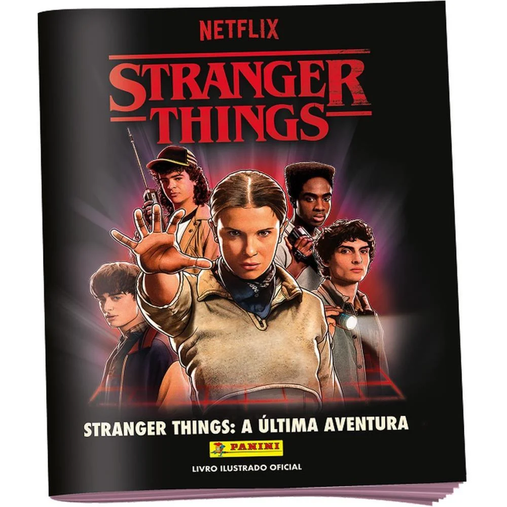 ALBUM DE FIGURINHAS STRANGER THINGS BROCHURA PANINI (UNIDADE) - imagem 2