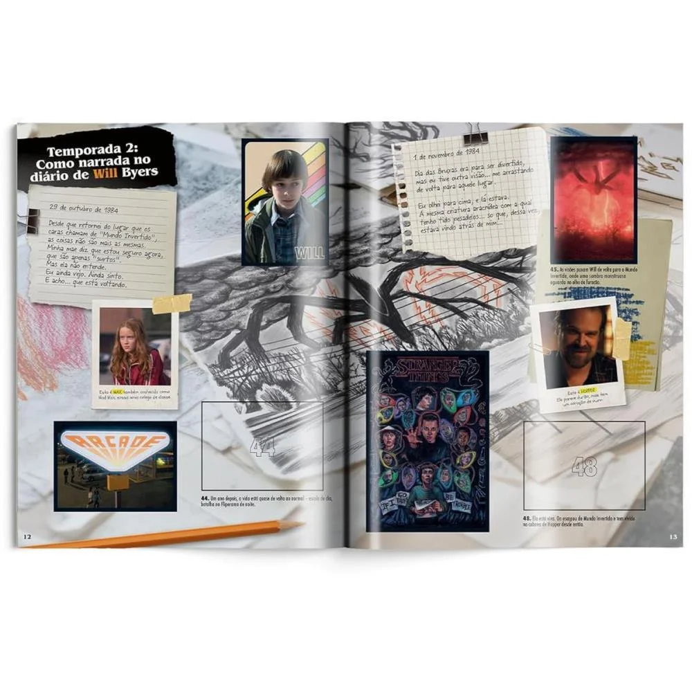 ALBUM DE FIGURINHAS STRANGER THINGS BROCHURA PANINI (UNIDADE) - imagem 5