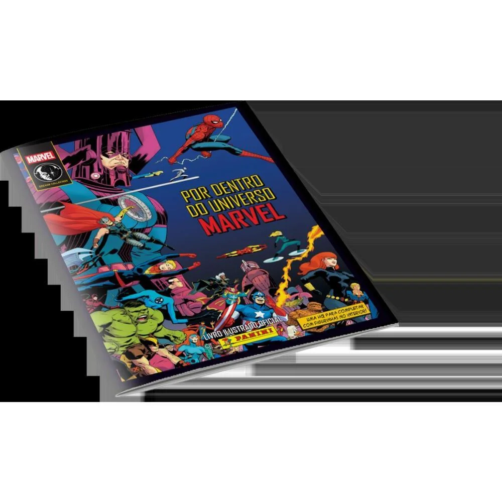 ALBUM DE FIGURINHAS MARVEL COMICS BROCHURA PANINI (UNIDADE) - imagem 3