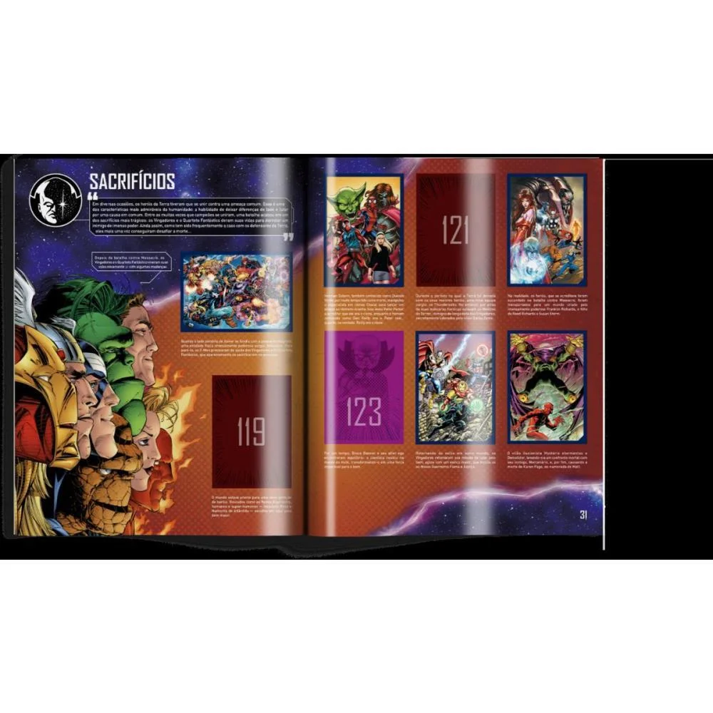 ALBUM DE FIGURINHAS MARVEL COMICS BROCHURA PANINI (UNIDADE) - imagem 4