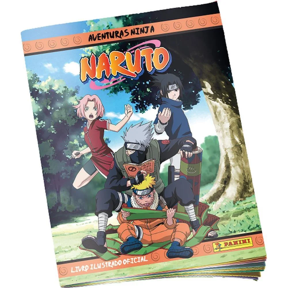 ALBUM DE FIGURINHAS NARUTO CLASSIC BROCHURA PANINI (UNIDADE) - imagem 2