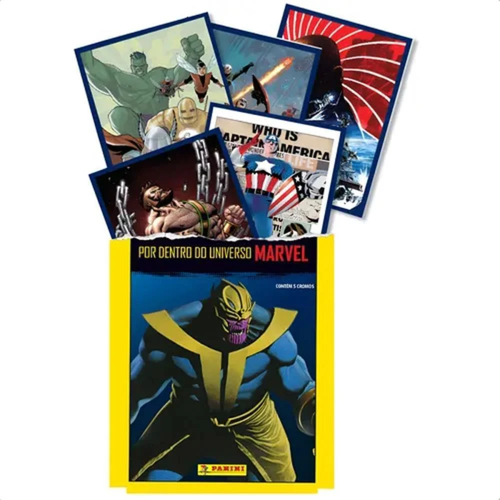FIGURINHAS MARVEL COMICS ENV.C/05 PANINI (PCT.C/20) - imagem 3