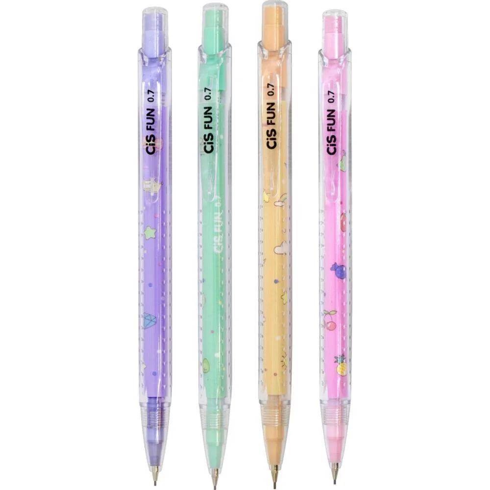 LAPISEIRA 0.7MM CIS FUN 4 CORES SERTIC (DP.C/24) - imagem 4