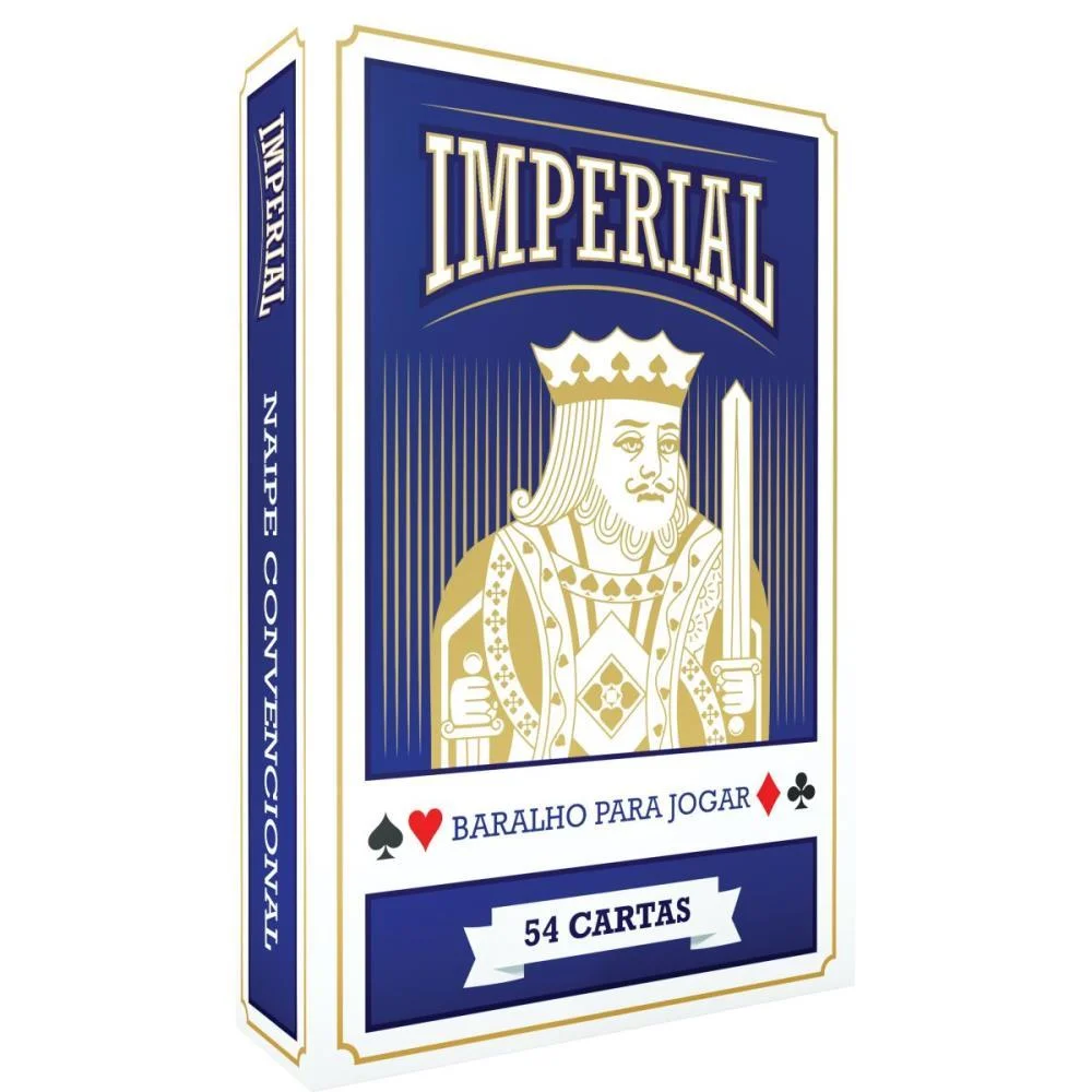 BARALHO IMPERIAL COUCHE 54 CARTAS GGB PLAST (DP.C/12) - imagem 6
